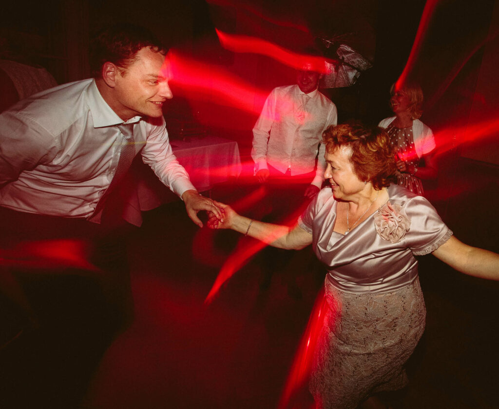 Partyfotos mit Lichteffekt